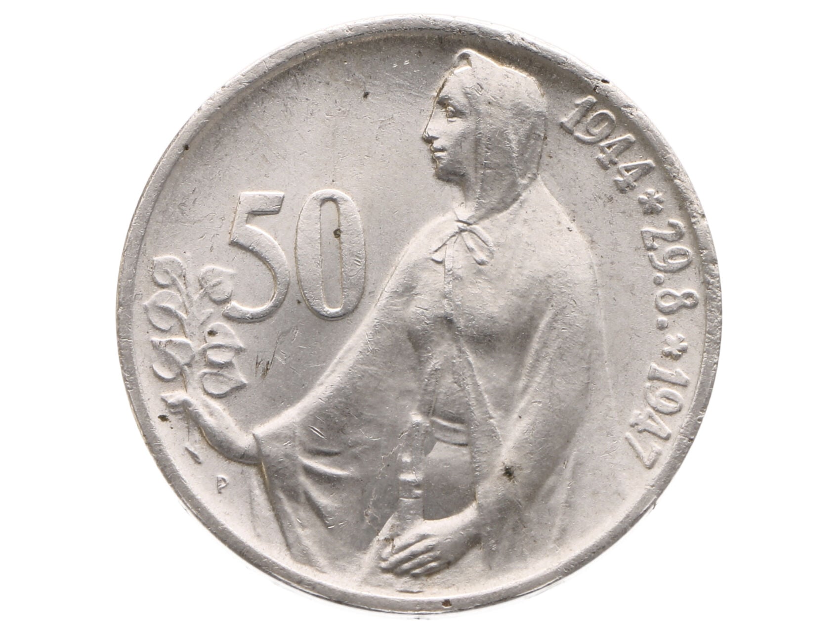 50 Kčs 1947, 3. výročí SNP