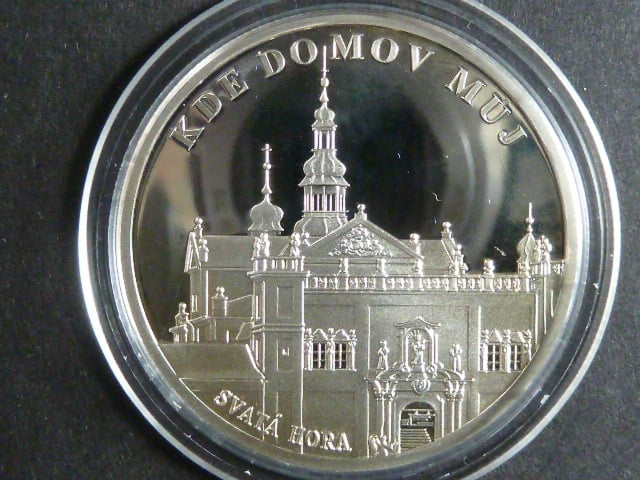 pamětní medaile Kde domov můj 2008, Ag 999, 15,05 g certifikát