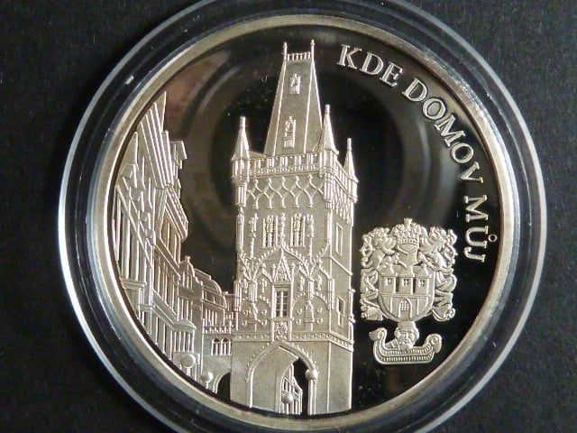 pamětní medaile Kde domov můj 2006, Ag 999, 15,1 g certifikát