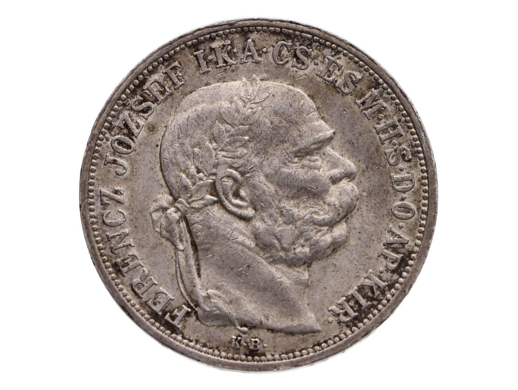 5 Korona 1907 K.B., patina_