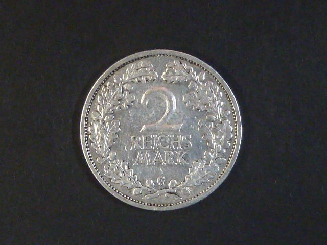 2 Reichsmark 1926 G, J.320