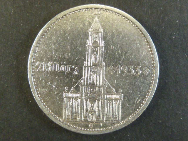5 Reichsmark 1934 G Potsdam, J.356