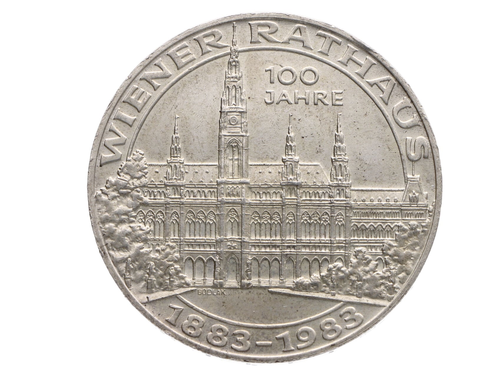 500 Schilling 1983 - 100. výročí Vídeňské radnice_