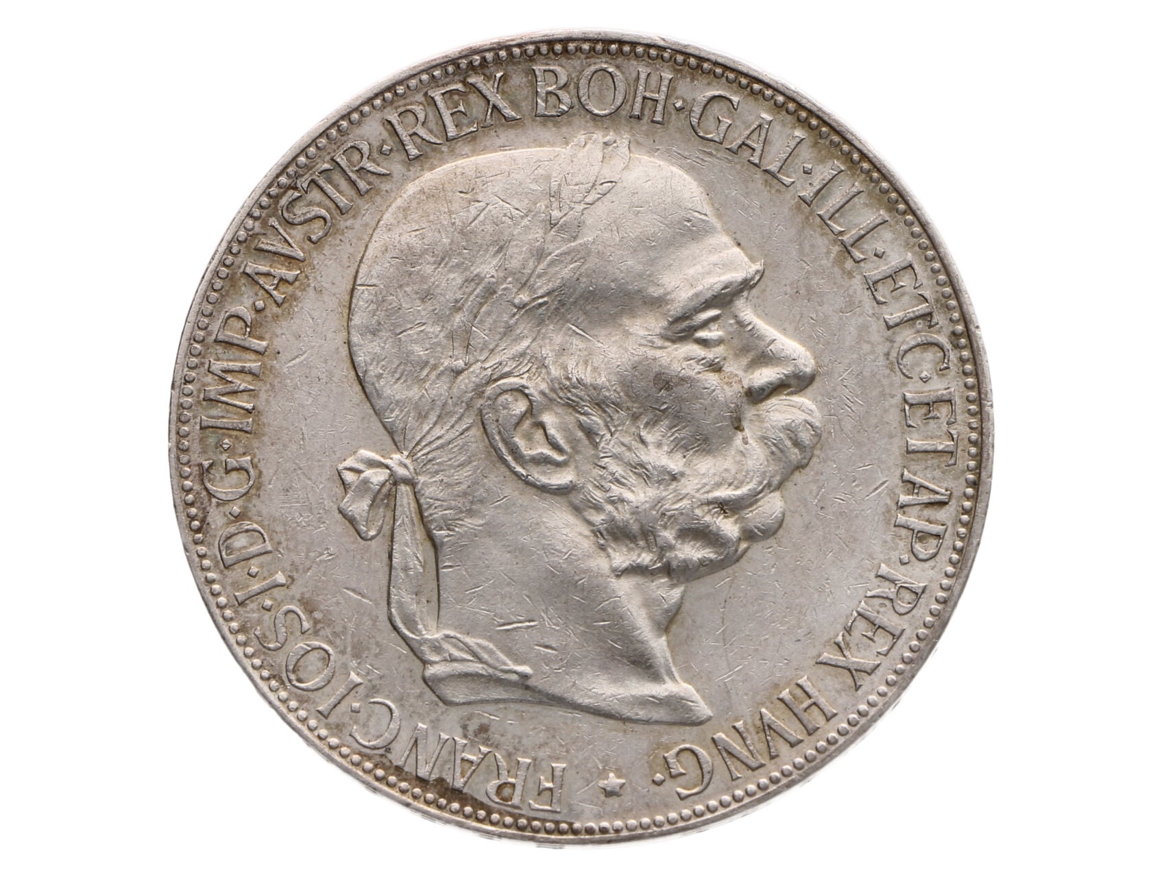 5 Korona 1900, zbytky raž. lesku_