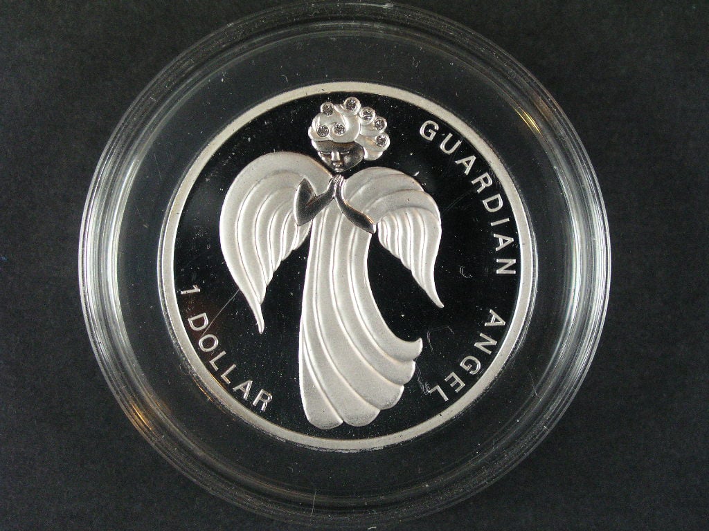 1 Dollar 2009 strážný anděl, Ag 925, 26g