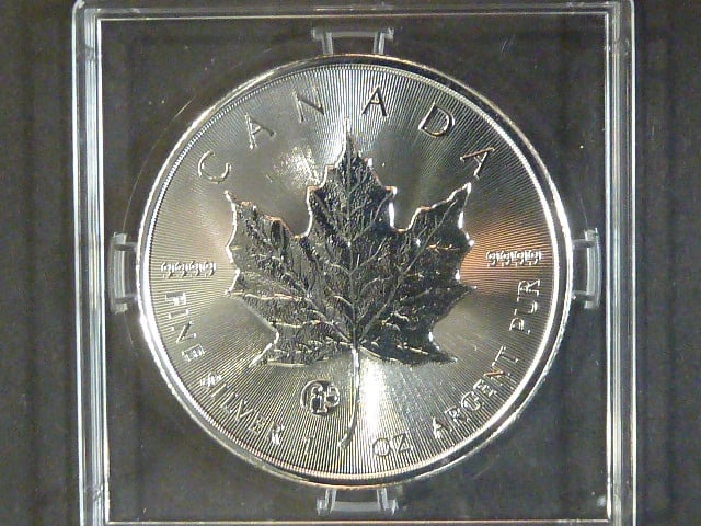 5 Dollars 2018 Maple Leaf (f15), 1 OZ Ag 999,9