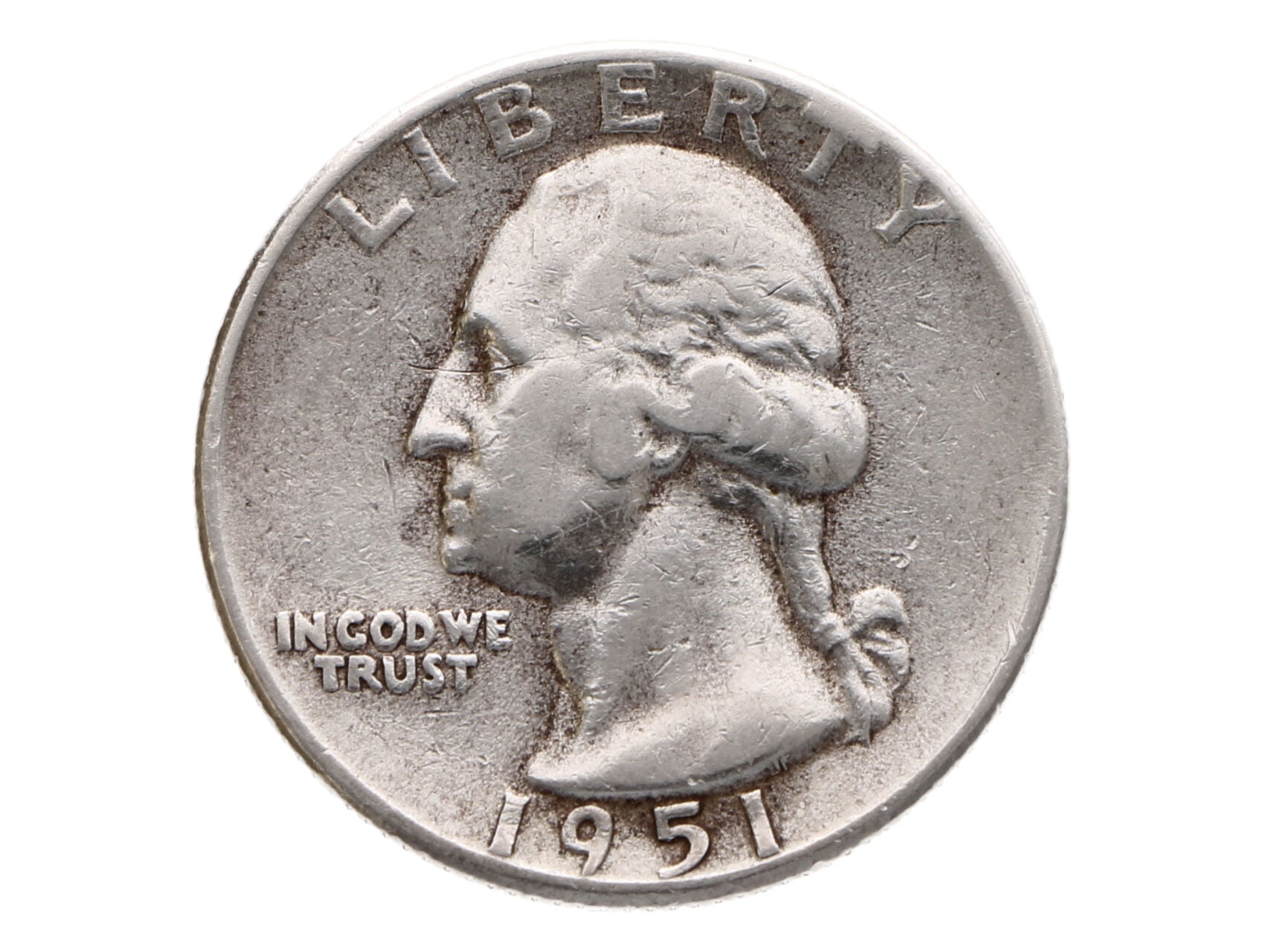 1/4 Dollar 1951_
