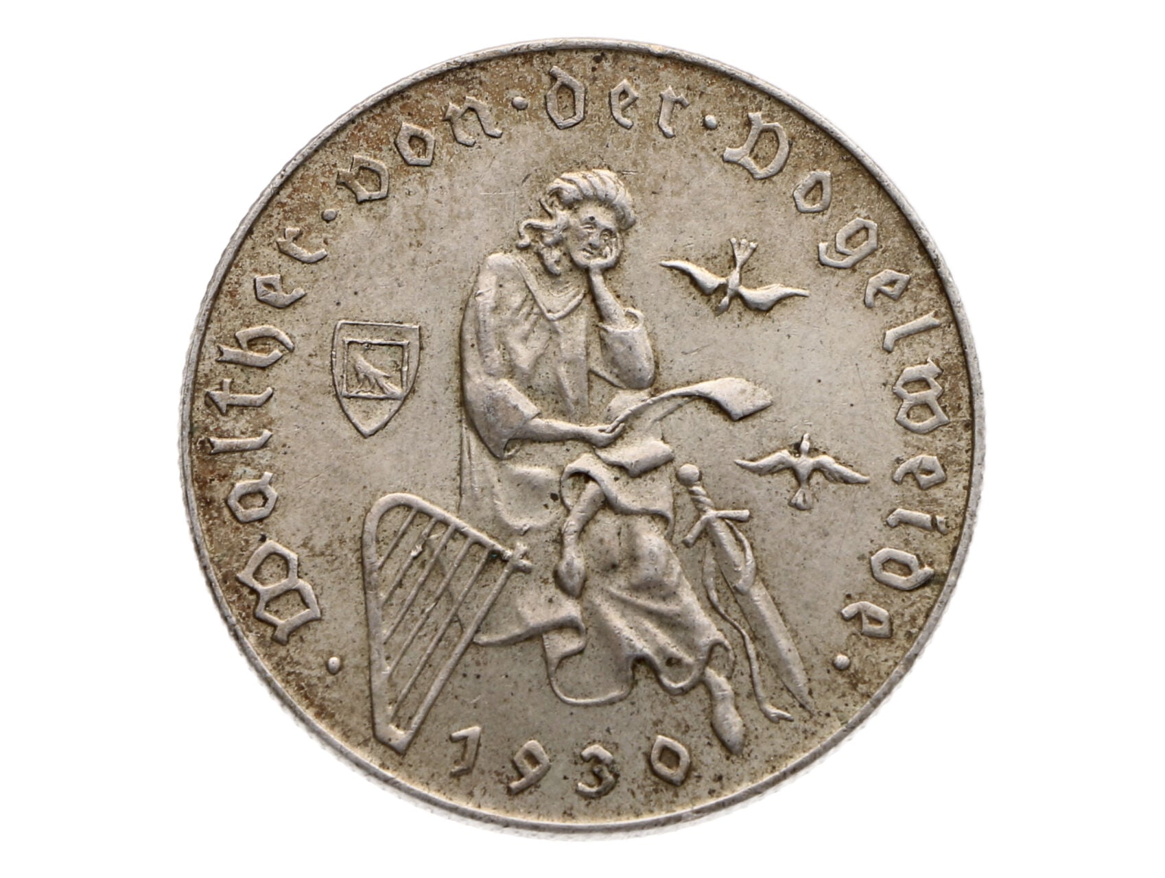 2 Schilling 1930 - W. von der Vogelweide_