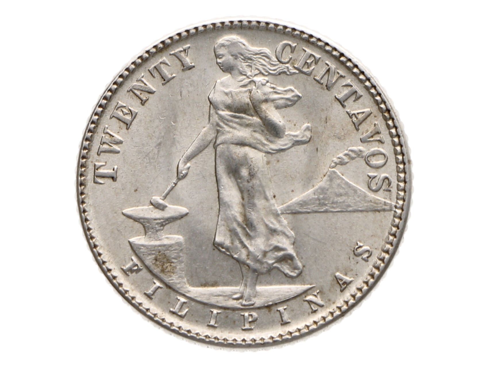 20 Centavos 1944D_