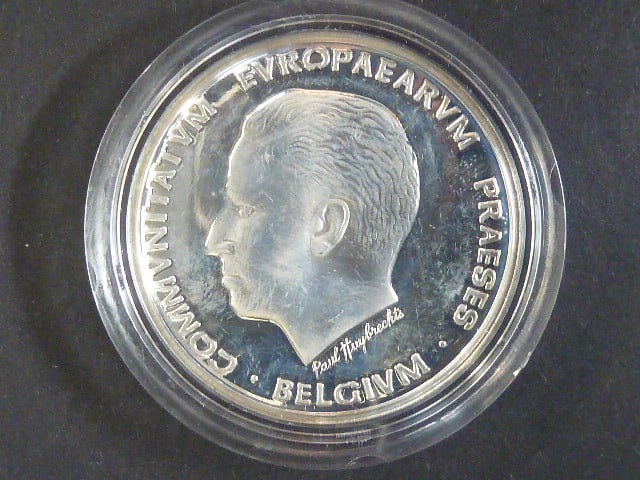 5 ECU 1995, Ag 925, 22.85 g, certifikát