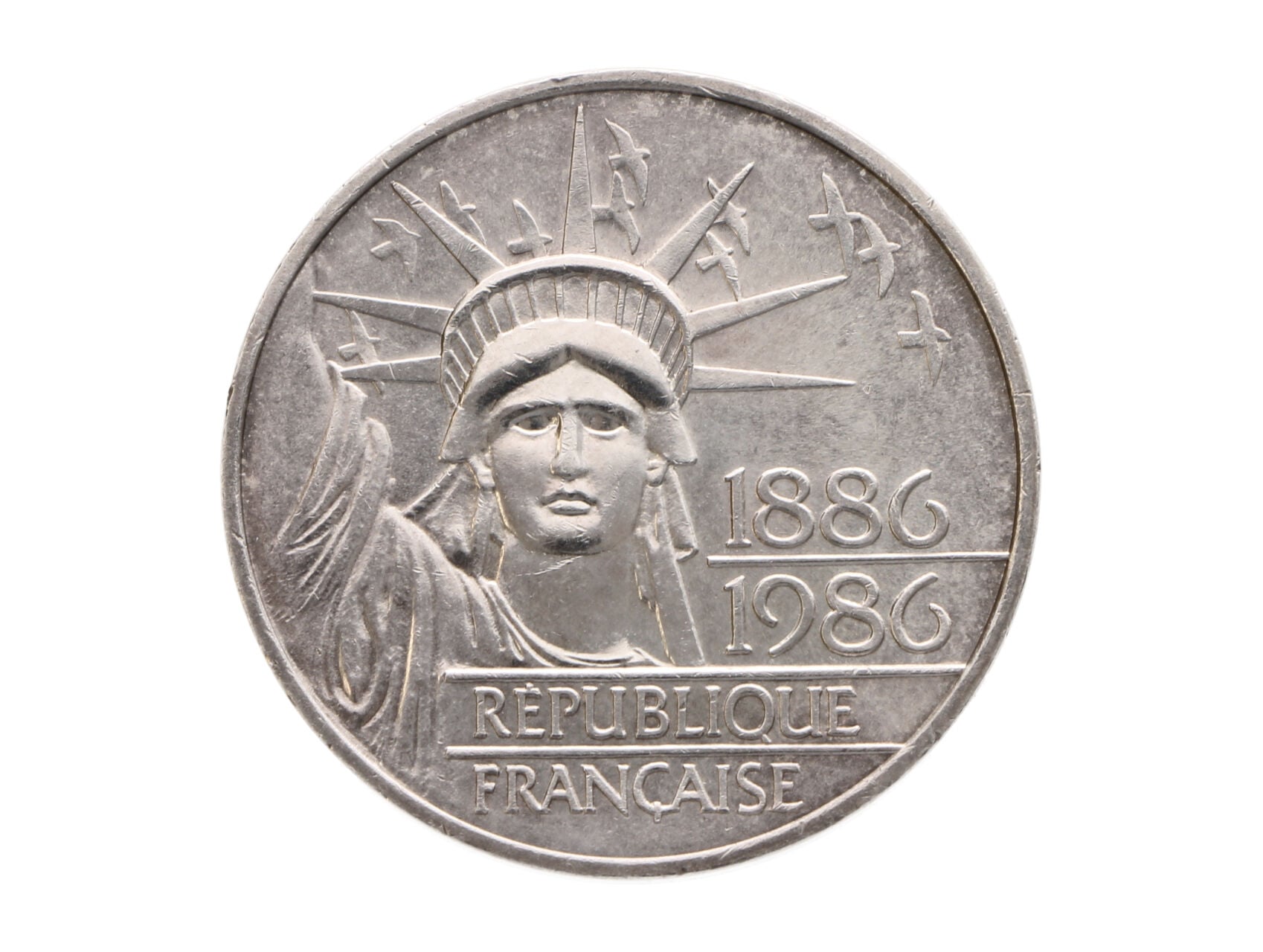 100 Frank 1986 - 100. výročí Sochy Svobody_