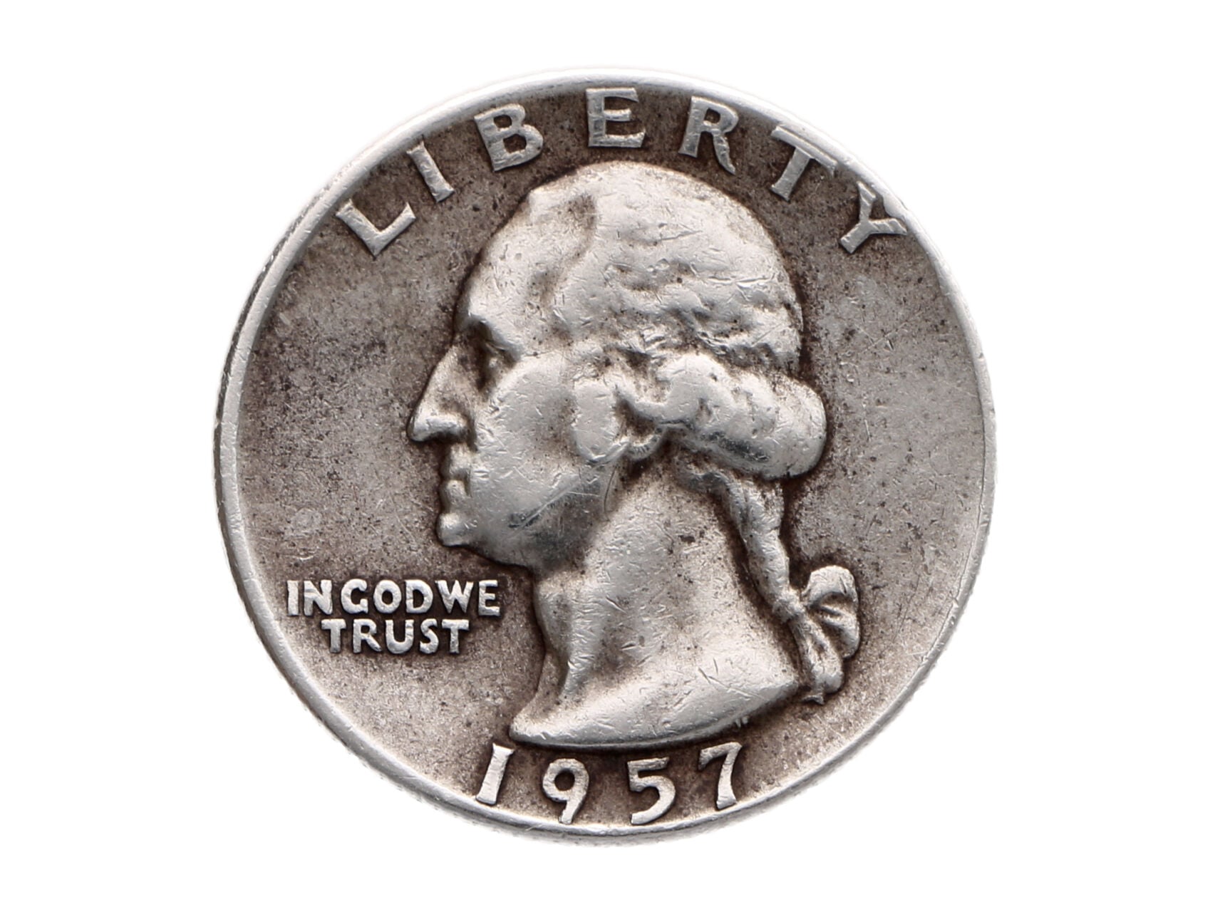 1/4 Dollar 1957D_