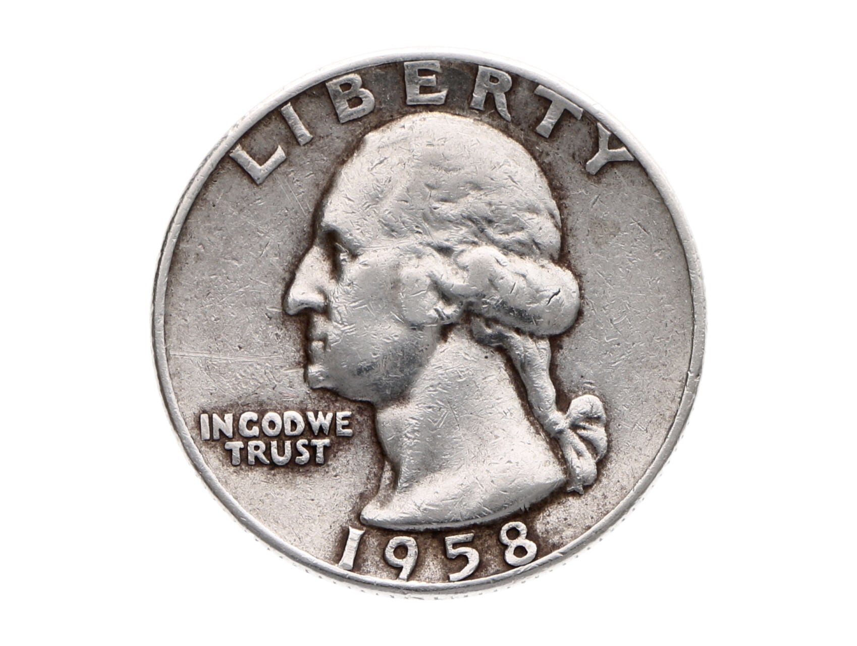 1/4 Dollar 1958D_