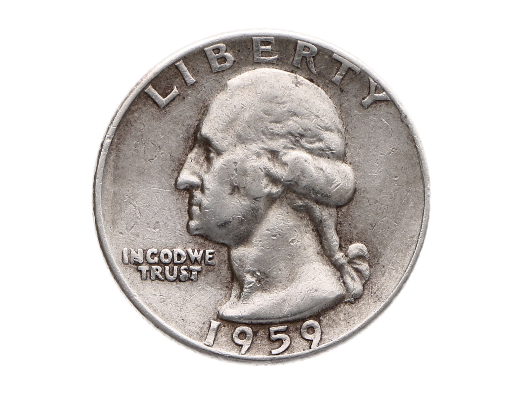 1/4 Dollar 1959D_