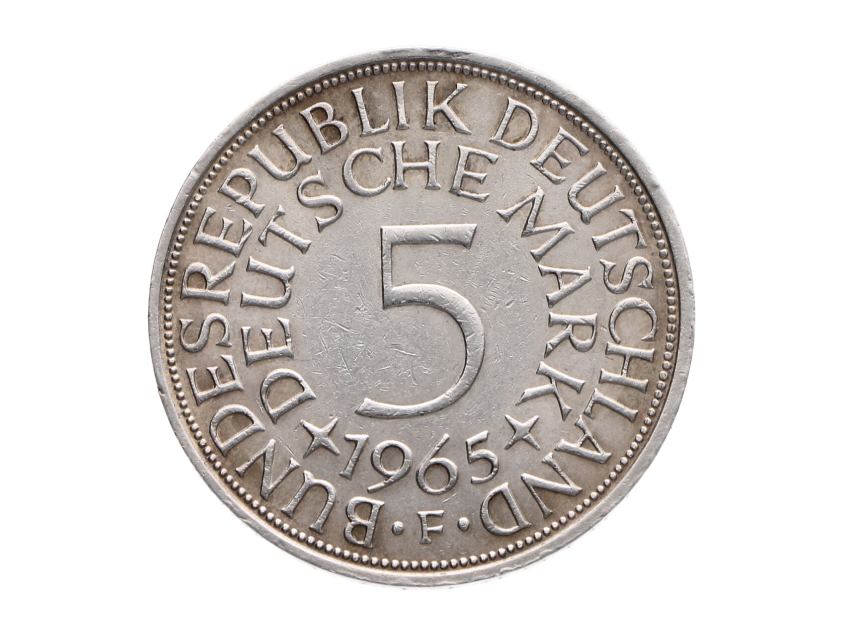 5 Marka 1965 F, Ag 0.625, 11.20 g._