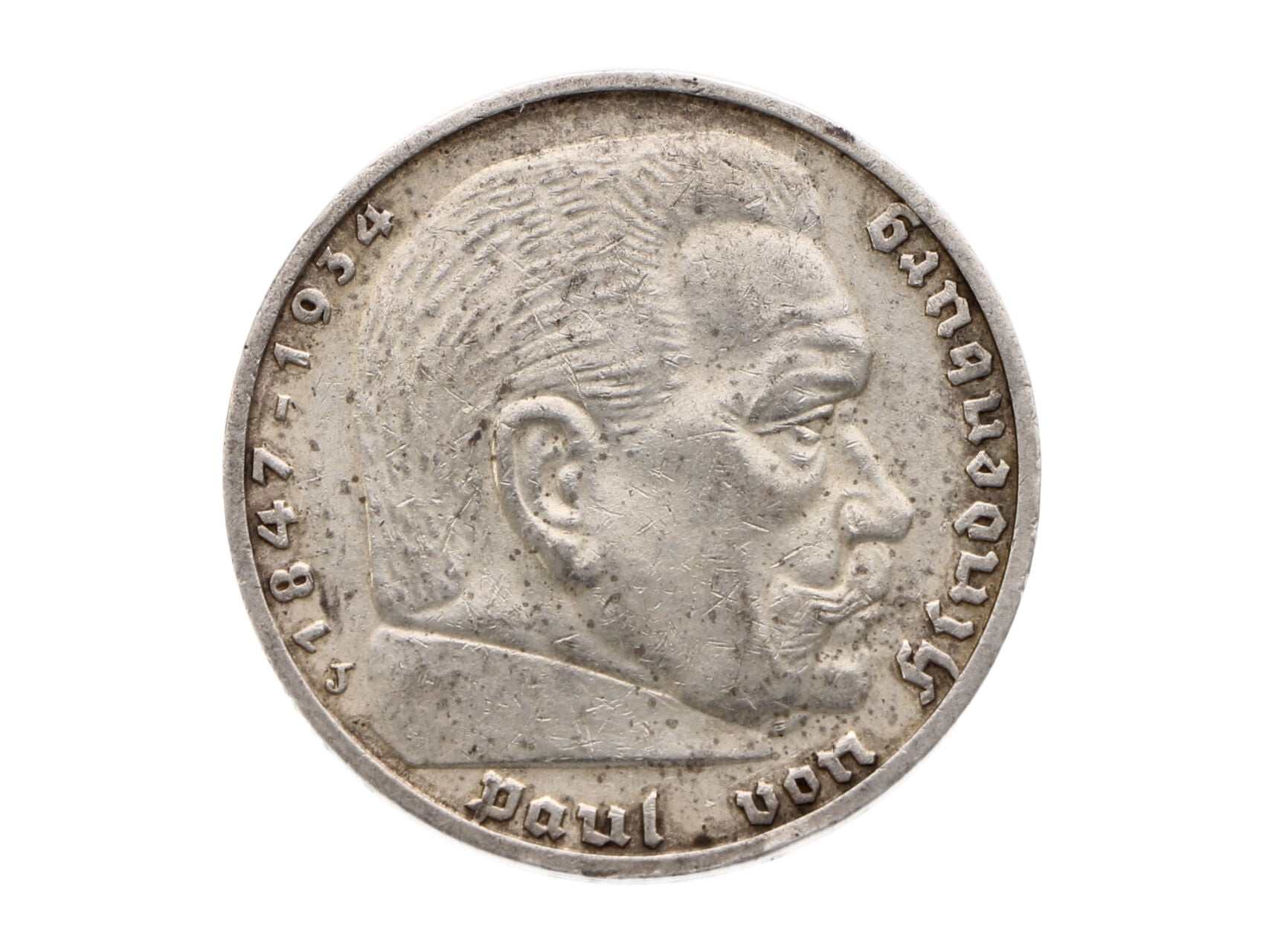 Třetí říše 1933-1945 - 5 Marka 1936 J_