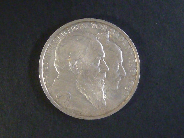 Baden, Friedrich I (1852-1907), 5 Mark 1906, J. 35