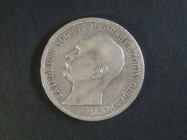 Oldenburg, Friedrich August (1900 - 1918), 5 Mark 1901 A, J. 95