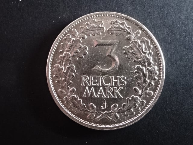 3 Reichsmark 1925 E Rheinlande, J.321