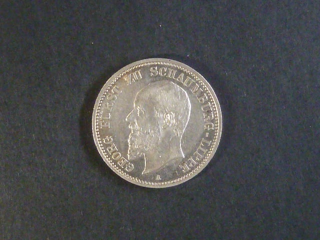 Schaumburg-Lippe, Georg (1893-1911), 2 Mark 1898 A, J. 164