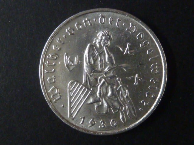 3 Reichsmark 1930 D Walter von der Vogelweide, J.344
