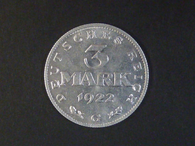 3 Mark 1922 G, J.303