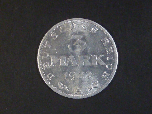 3 Mark 1922 A, J.303