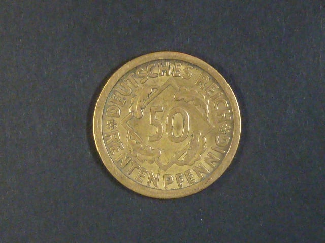 50 Pfennig 1924 D, J.310