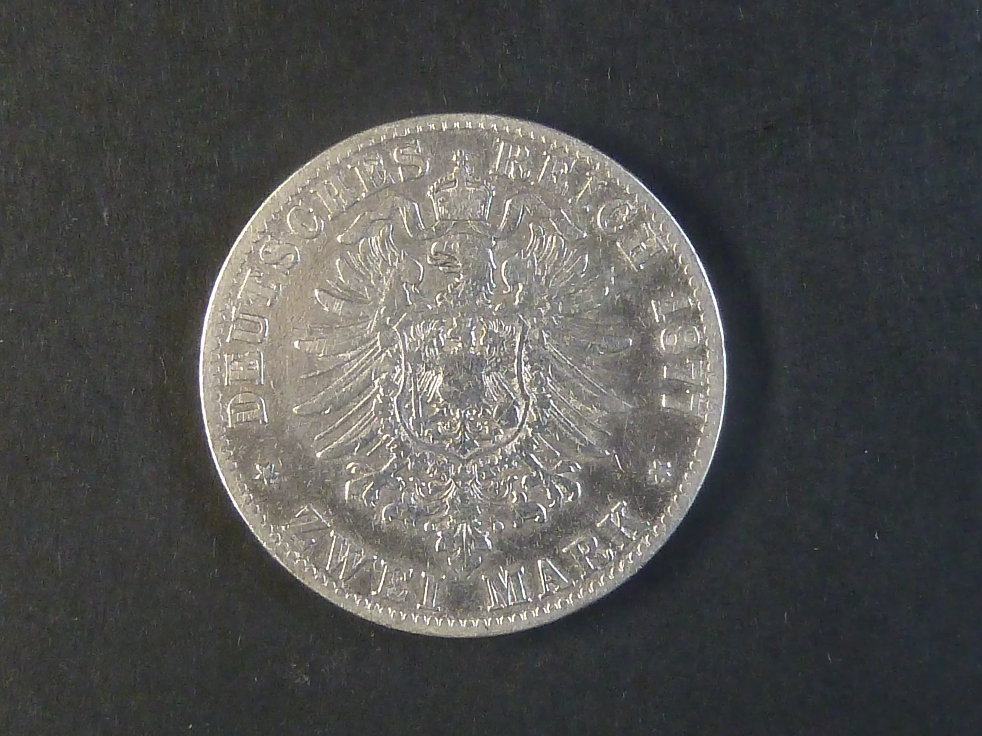 Prusko, Wilhelm I (1861-1888), 2 Mark 1877 C, J. 96