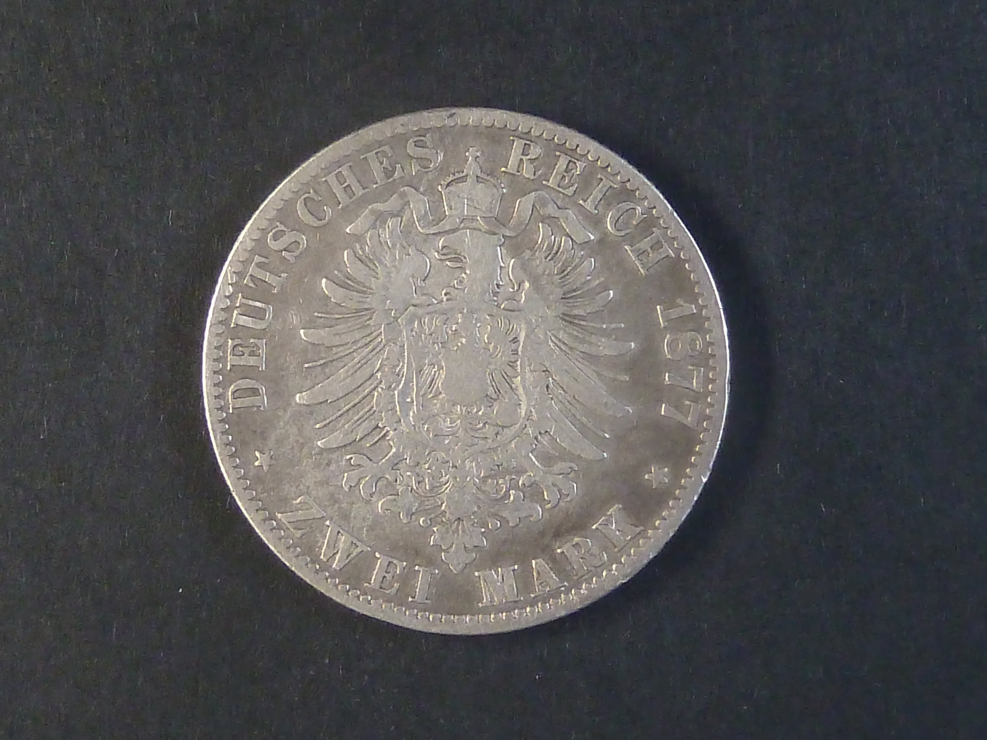 Prusko, Wilhelm I (1861-1888), 2 Mark 1877 A, J. 96