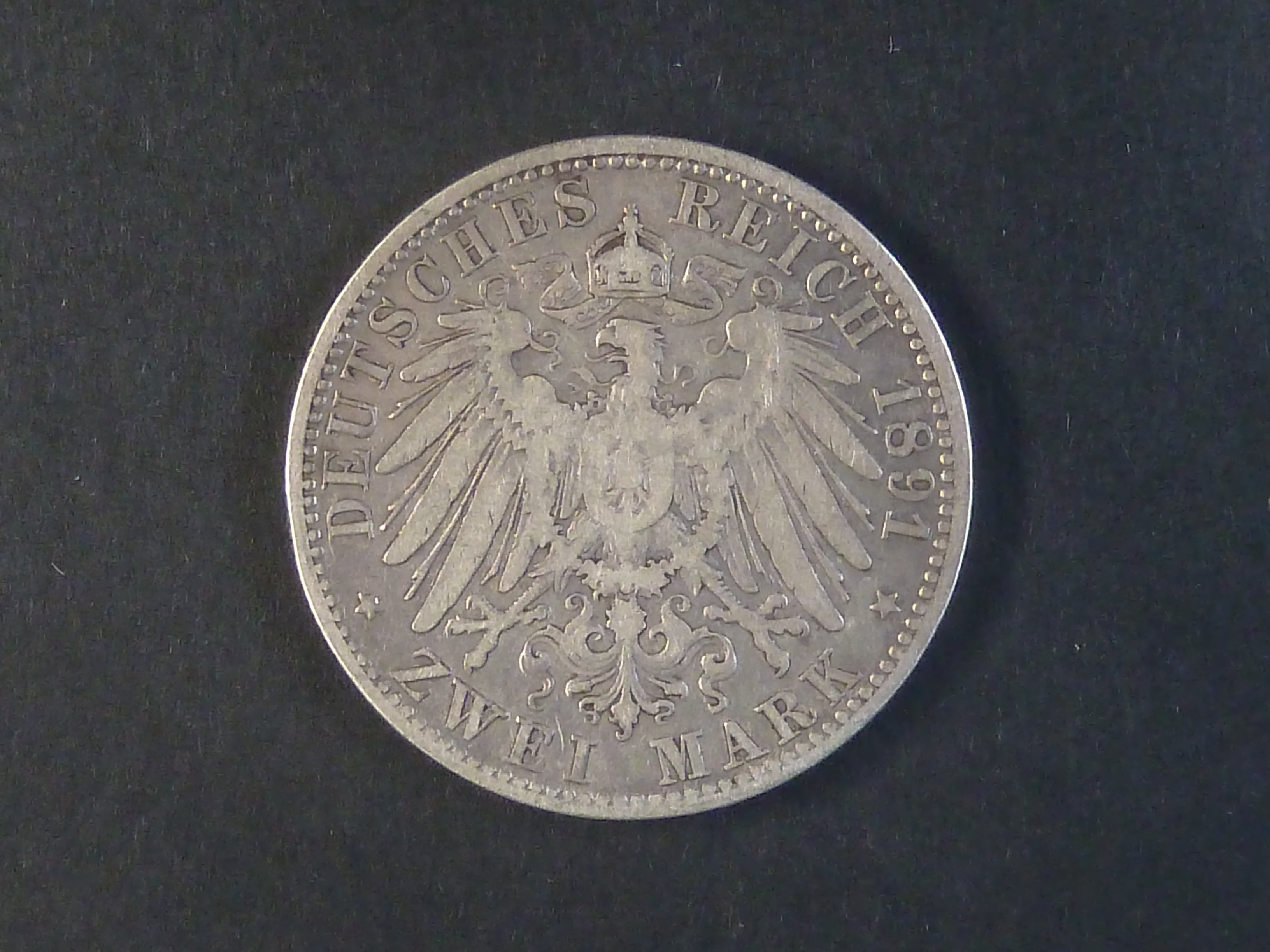 Bayern, Otto (1886-1913), 2 Mark 1891D, J. 45