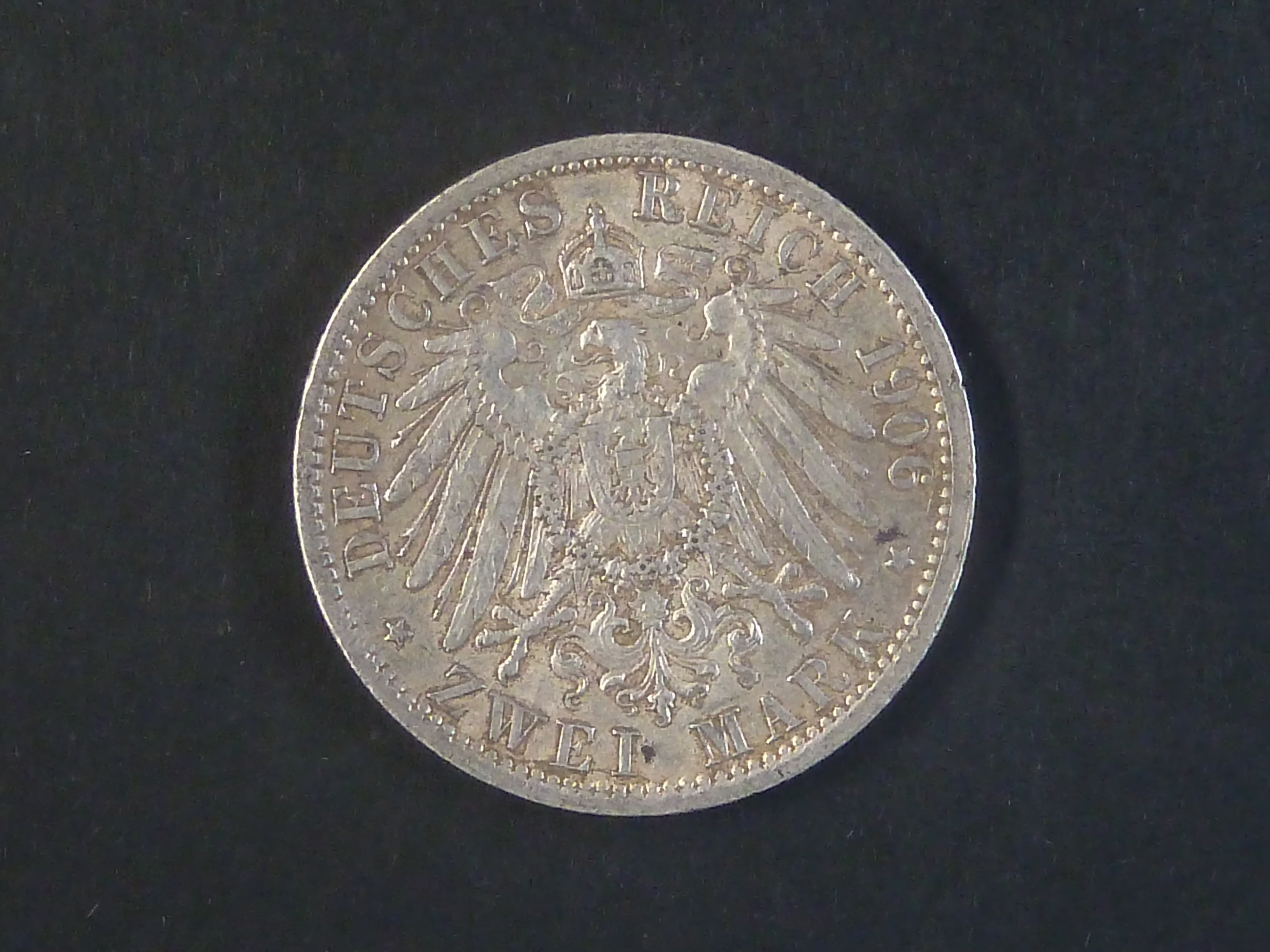 Prusko, Wilhelm II (1888-1918), 2 Mark 1906A, J. 102