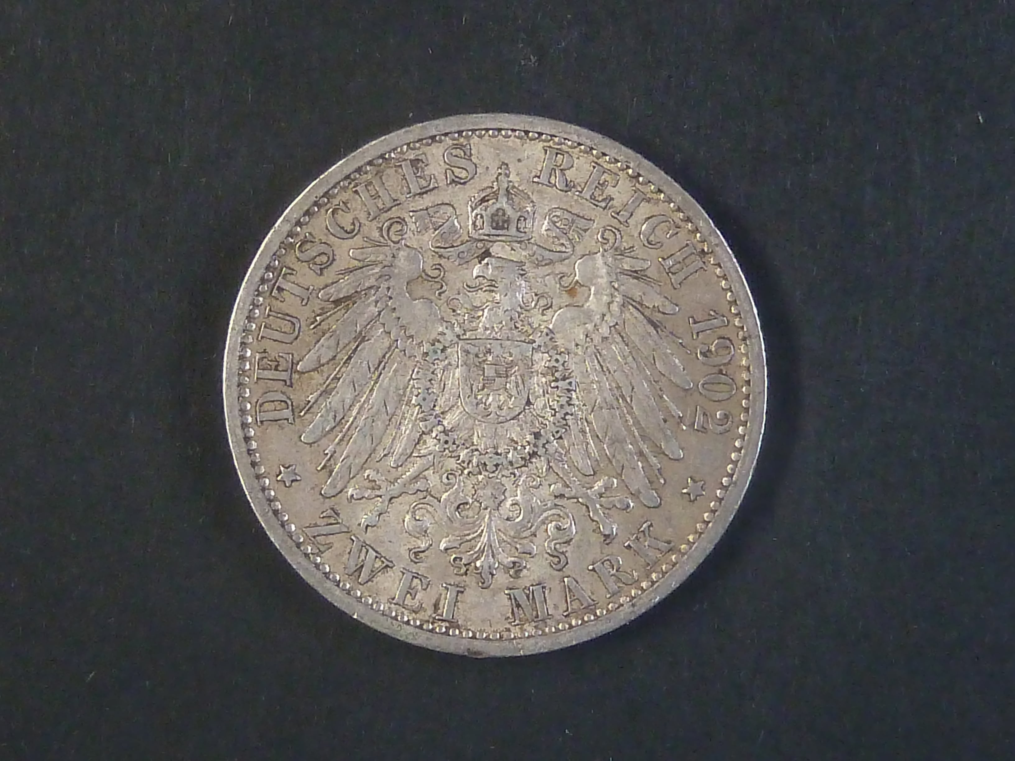 Prusko, Wilhelm II (1888-1918), 2 Mark 1902A, J. 102