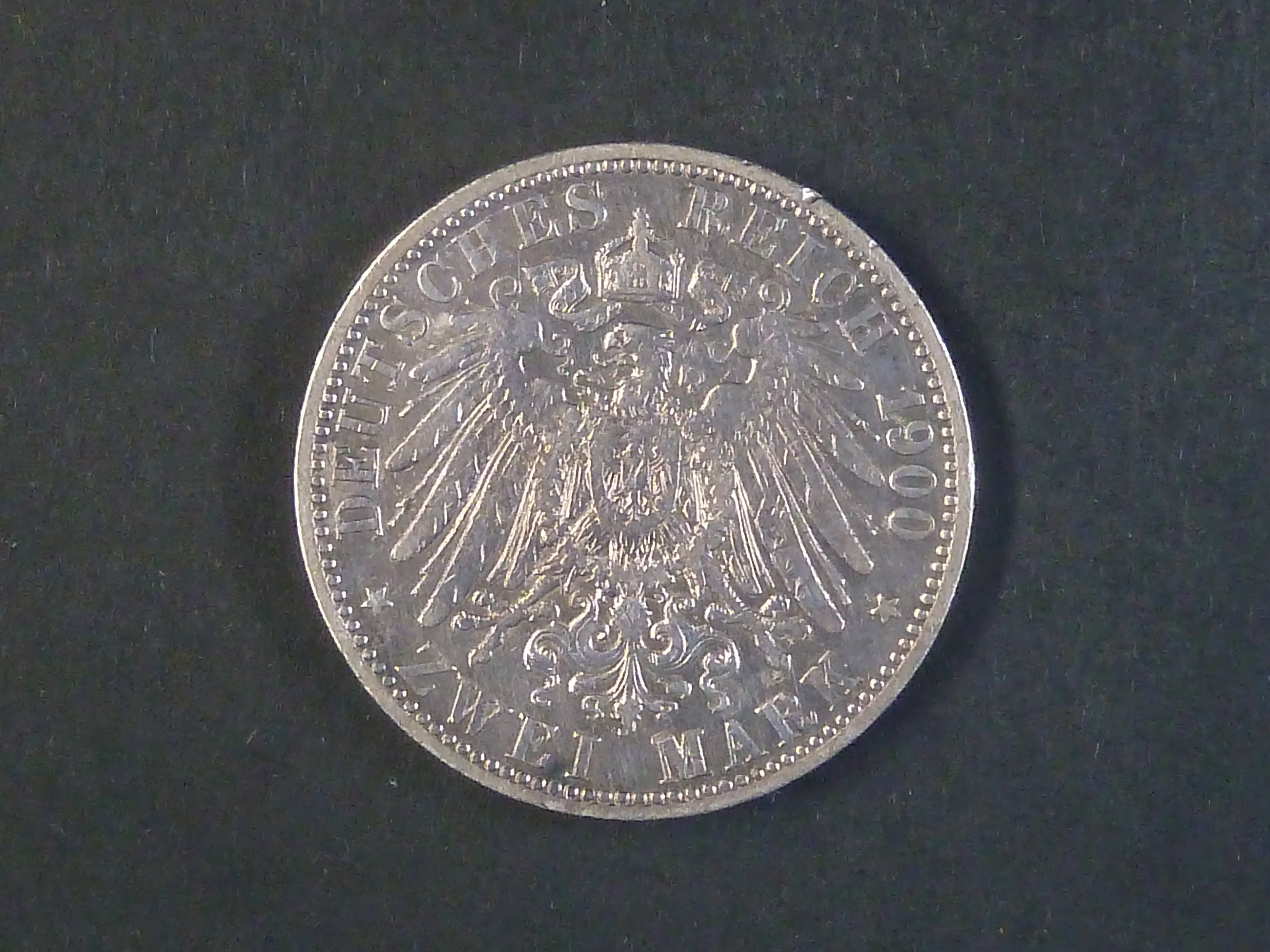 Prusko, Wilhelm II (1888-1918), 2 Mark 1900A, J. 102