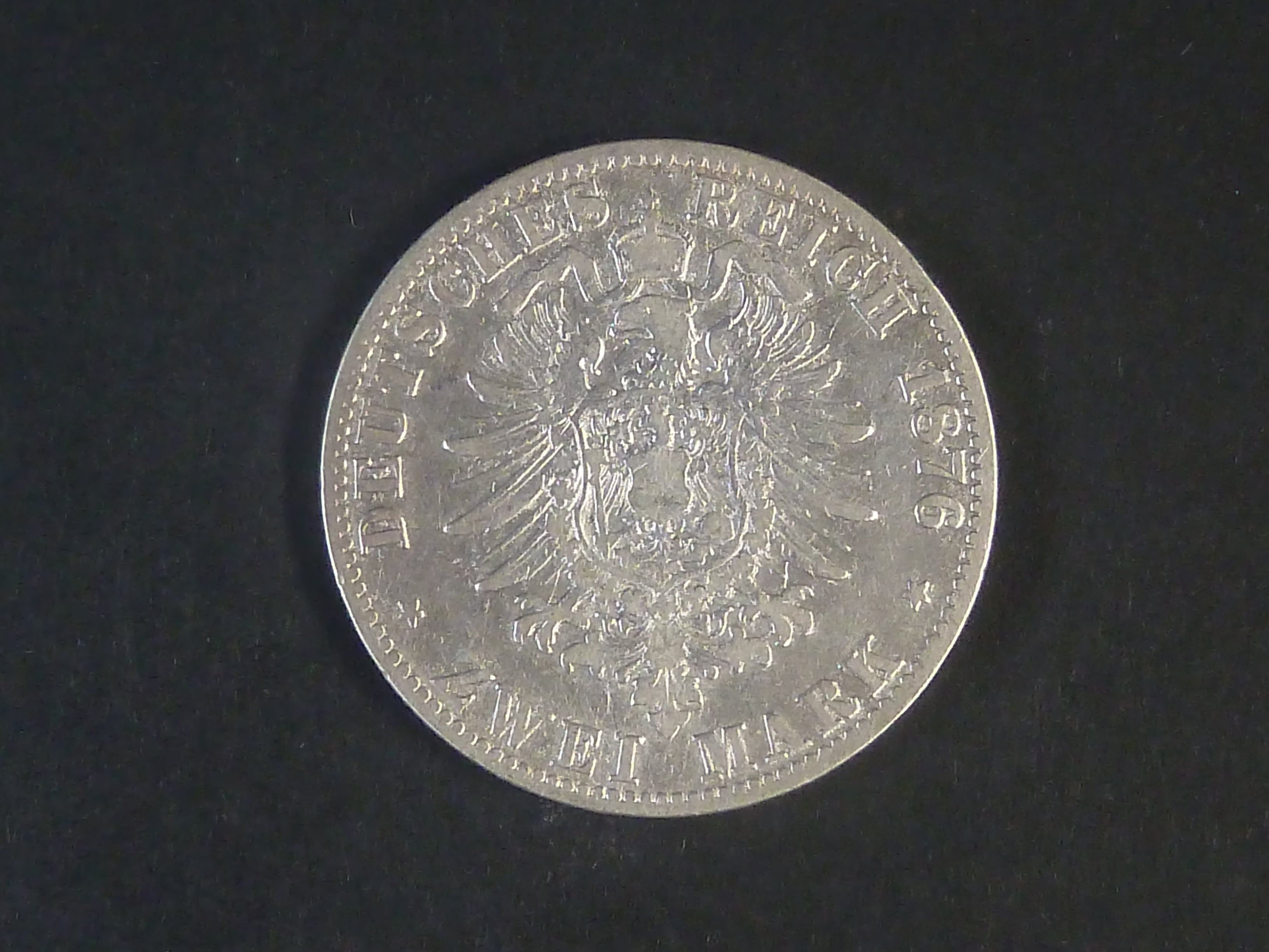 Hamburk, 2 Mark 1876 J, J.61
