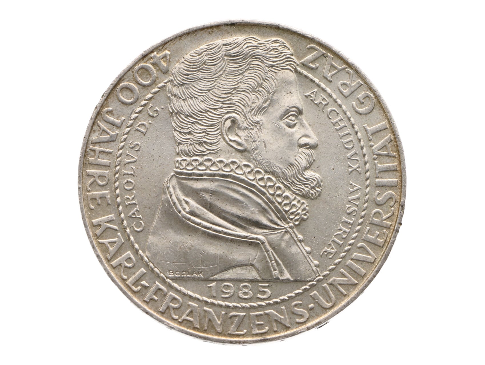 500 Schilling 1985 - 400. výročí Univerzity Graz_