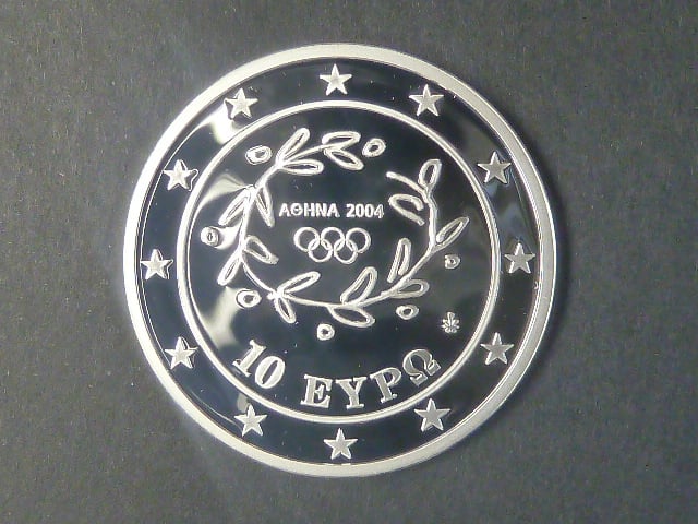 10 Euro 2004 - OH Athény 2004, 34 g, Ag 925/1000