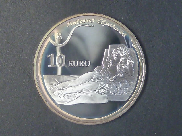 Ag 10 EURO 2010 - Španělští malíři, 925/1000 Ag