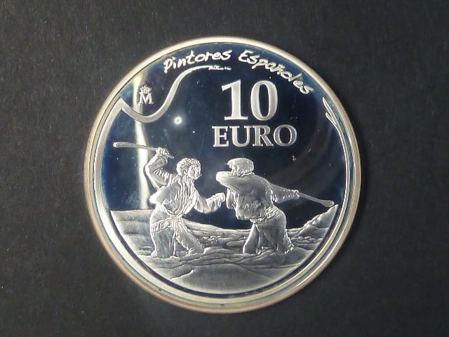 Ag 10 EURO 2010 - Španělští malíři 2, 925/1000 Ag