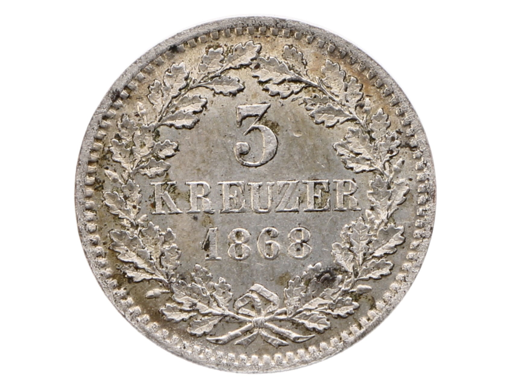 3 Krejcar 1868_