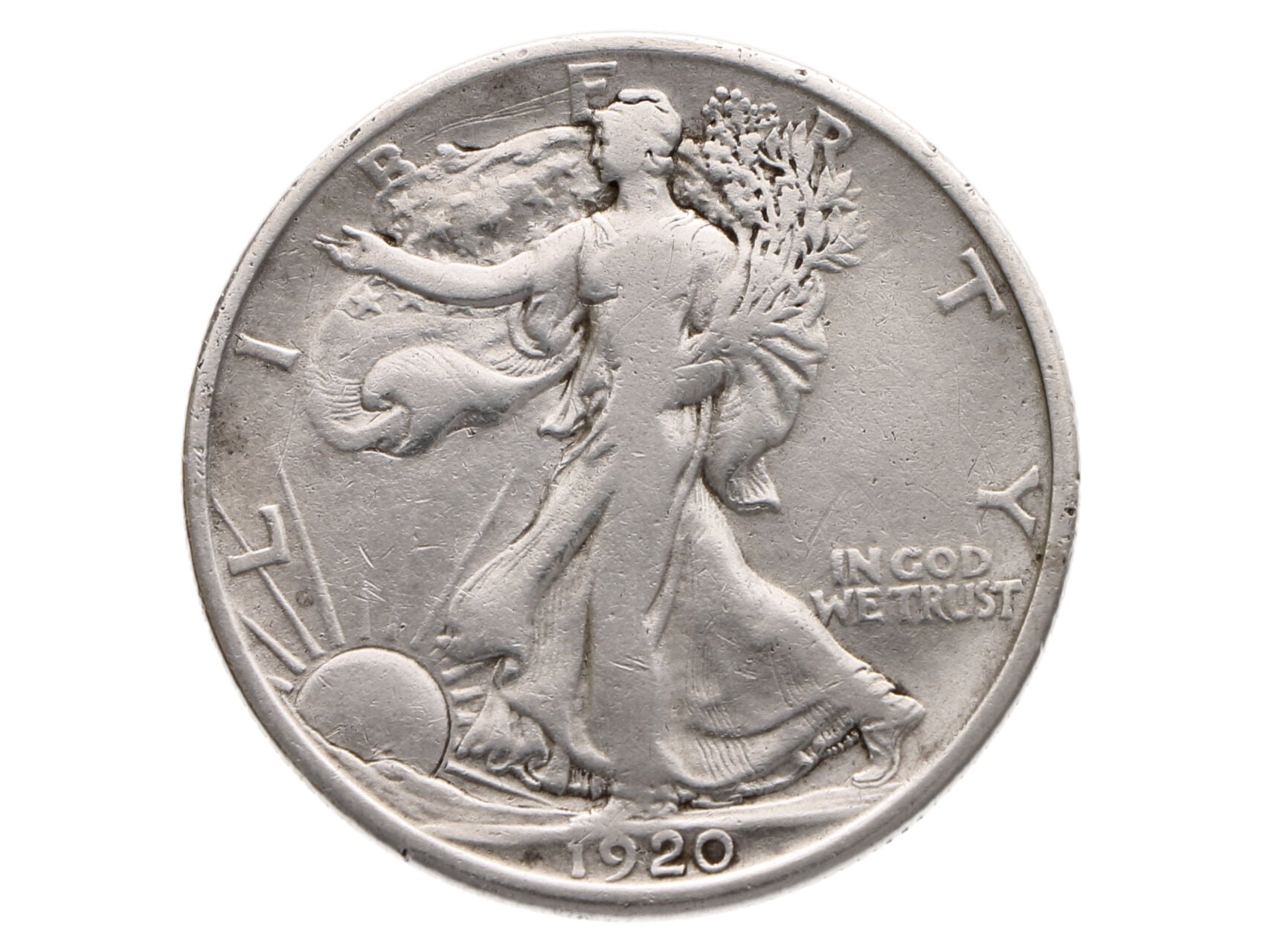 1/2 Dollar 1920D_
