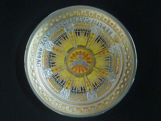 10 Dollars 2016 - Berlínská katedrála, 3 oz Au 999/1000