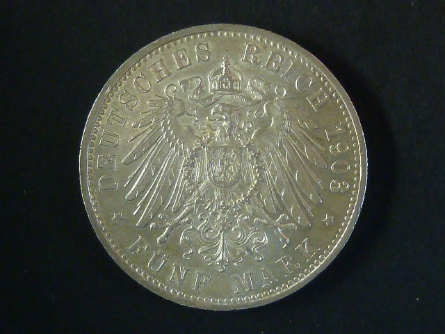 Bayern, Otto (1886-1913), 5 Mark 1903 D, J. 46, KM. 915