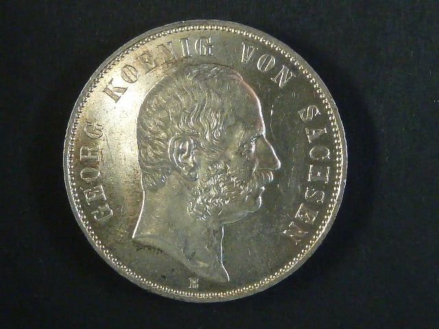 Sasko, Georg (1902-1904), 5 Mark 1903 E, J.130, KM. 1258