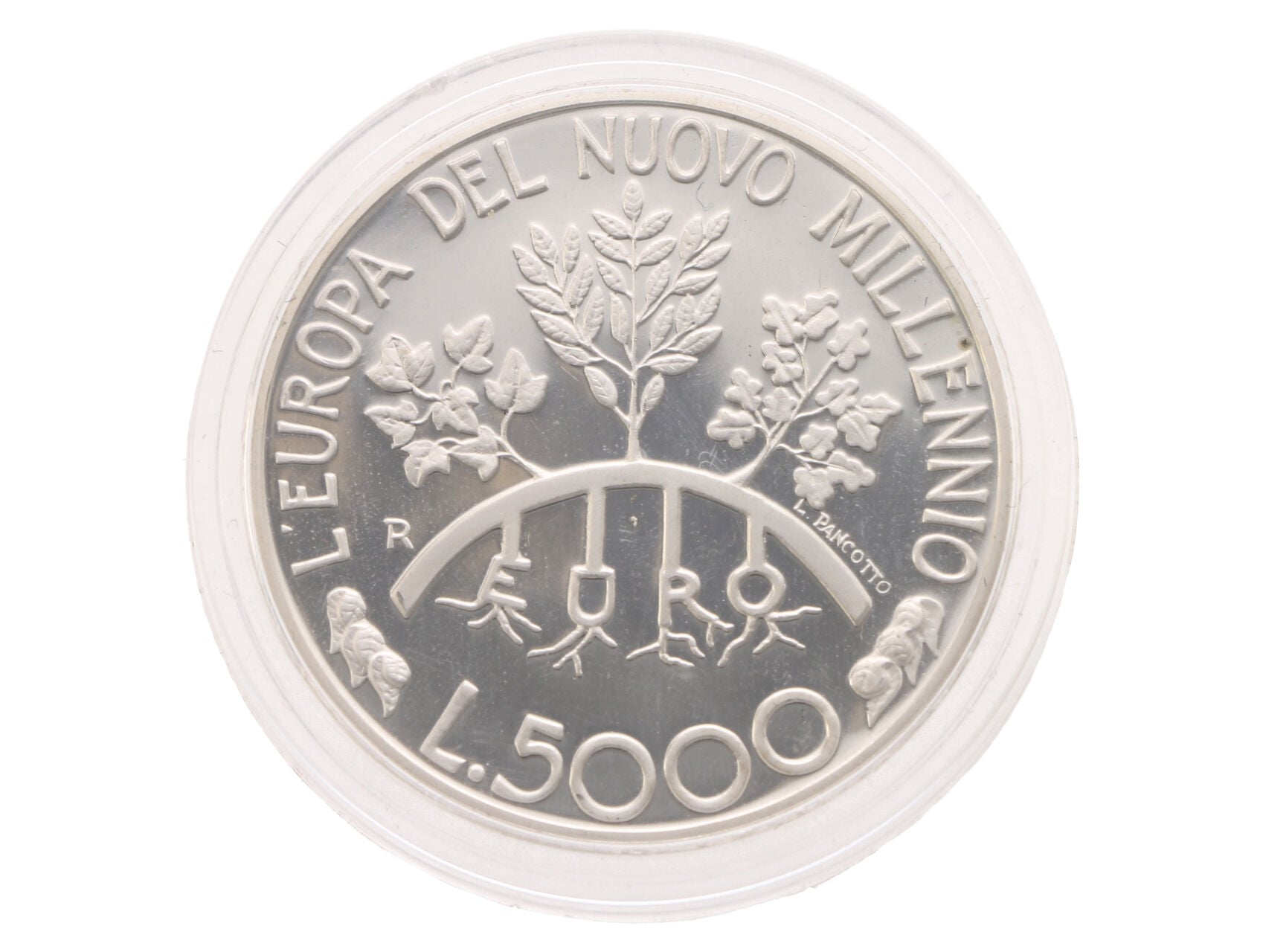 5000 Lira 1998 - Evropa v novém tisíciletí, 18g, 0.835 Ag_