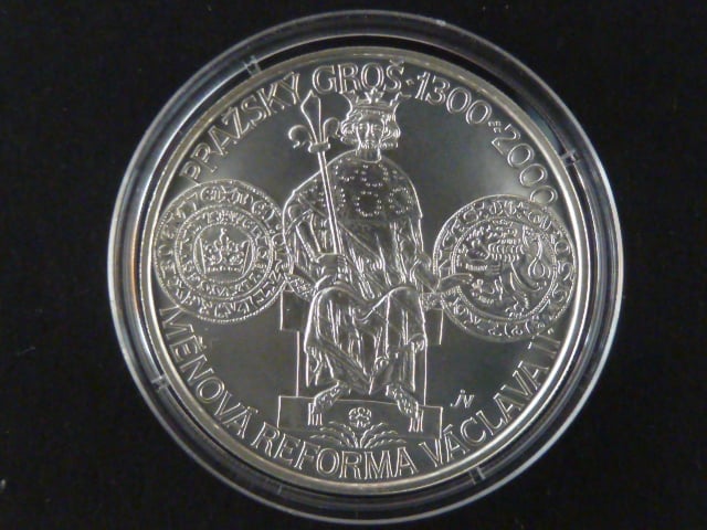 200 Kč 2000, 700. výročí měnové reformy Václava II.