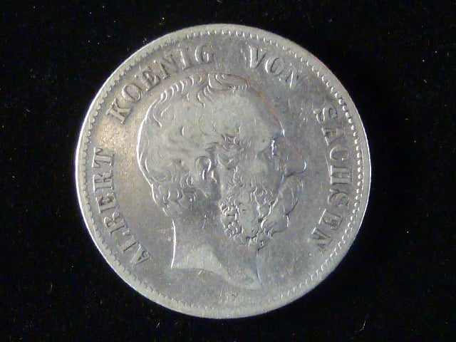 Sasko, Albert (1873-1902), 2 Mark 1876 E, J.121