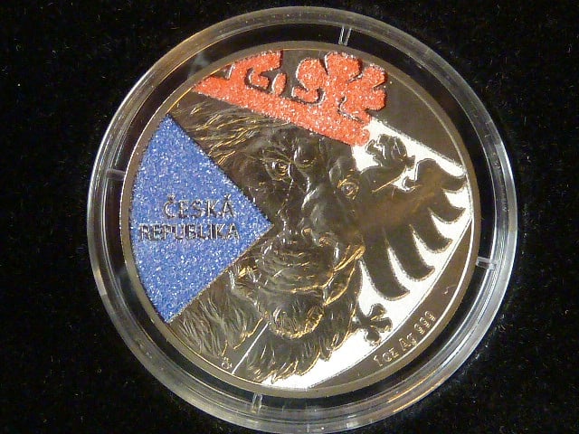 2 Dollars 2024 - Český lev 1 oz, Ag 999, etue + certifikát