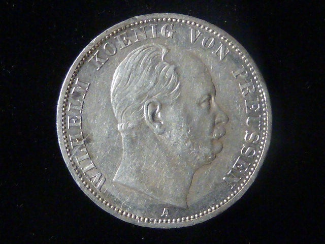Prusko, Wilhelm I (1861-1888), 1 spolkový Tolar 1867 A, KM 494