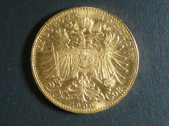 20 Koruna 1909 Marschall